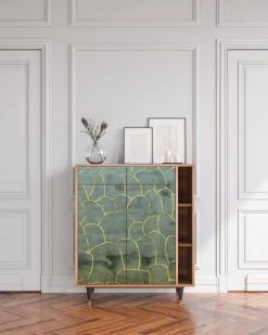 Alternative view of Storyz Buffet Bleu-vert 2 Tiroirs Et 2 Portes L 94 Cm