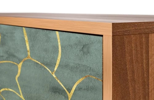 Storyz Buffet Bleu-vert 3 Tiroirs Et 1 Porte L 115 Cm 5 Storyz Buffet Bleu-vert 3 Tiroirs Et 1 Porte L 115 Cm – Image 5