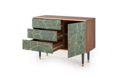 Storyz Buffet Bleu-vert 3 Tiroirs Et 1 Porte L 115 Cm 11 Storyz Buffet Bleu-vert 3 Tiroirs Et 1 Porte L 115 Cm -Boutique Maisons du Monde buffet bleu vert 3 tiroirs et 1 porte l 115 cm 23