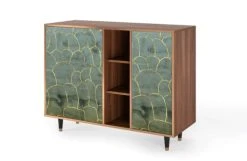 Storyz Buffet Bleu-vert 3 Tiroirs Et 1 Porte L 125 Cm -Boutique Maisons du Monde buffet bleu vert 3 tiroirs et 1 porte l 125 cm 12