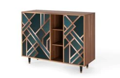 Storyz Buffet Bleu-vert 3 Tiroirs Et 1 Porte L 125 Cm 8 Storyz Buffet Bleu-vert 3 Tiroirs Et 1 Porte L 125 Cm -Boutique Maisons du Monde buffet bleu vert 3 tiroirs et 1 porte l 125 cm 2