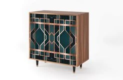 Storyz Buffet Bleu-vert 4 Portes L 94 Cm 8 Storyz Buffet Bleu-vert 4 Portes L 94 Cm -Boutique Maisons du Monde buffet bleu vert 4 portes l 94 cm 14