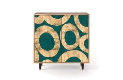 Storyz Buffet Bleu-vert 4 Portes L 94 Cm