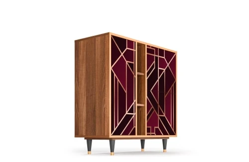 Storyz Buffet Bordeaux 3 Portes L 94 Cm 4 Storyz Buffet Bordeaux 3 Portes L 94 Cm – Image 4