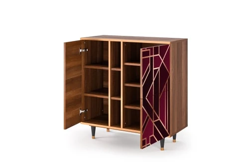 Storyz Buffet Bordeaux 3 Portes L 94 Cm 6 Storyz Buffet Bordeaux 3 Portes L 94 Cm – Image 6