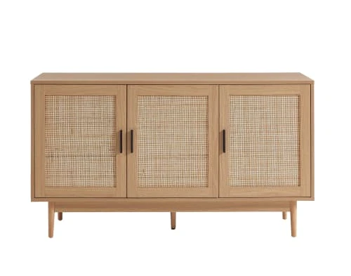 Baita Buffet Cannage Rotin 3 Portes 1 Baita Buffet Cannage Rotin 3 Portes
