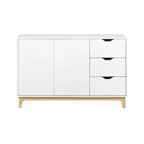 Alice's Garden Buffet De Rangement Blanc, Pieds Bois 3 Alice's Garden Buffet De Rangement Blanc, Pieds Bois – Image 3