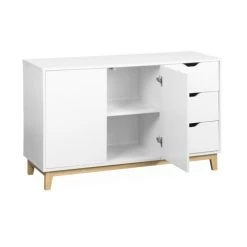Alice's Garden Buffet De Rangement Blanc, Pieds Bois 10 Alice's Garden Buffet De Rangement Blanc, Pieds Bois -Boutique Maisons du Monde buffet de rangement blanc pieds bois 4