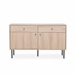 Alice's Garden Buffet De Rangement Bois Rainuré 2 Portes -Boutique Maisons du Monde buffet de rangement bois rainure 2 portes 4