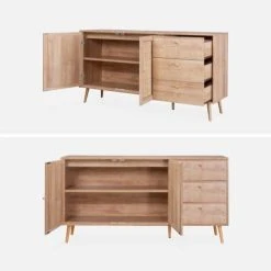 Alice's Garden Buffet De Rangement Naturel En Cannage 150 X 39 X 79cm -Boutique Maisons du Monde buffet de rangement naturel en cannage 150 x 39 x 79cm 4