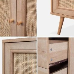 Alice's Garden Buffet De Rangement Naturel En Cannage 150 X 39 X 79cm -Boutique Maisons du Monde buffet de rangement naturel en cannage 150 x 39 x 79cm 5