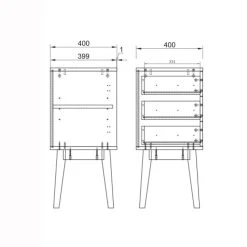 Drawer Buffet Design 2 Portes 3 Tiroirs Bois Et Cannage L170cm Noir -Boutique Maisons du Monde buffet design 2 portes 3 tiroirs bois et cannage l170cm noir 5
