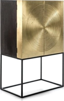 Thai Natura Buffet Design 2 Portes Couleur Doré