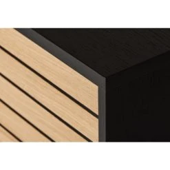 Woodman Buffet Design En Bois Et Métal Noir -Boutique Maisons du Monde buffet design en bois et metal noir 5