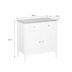 Alice's Garden Buffet Deux Portes Avec Placage En Bois De Frêne, Blanc Et Bois 11 Alice's Garden Buffet Deux Portes Avec Placage En Bois De Frêne, Blanc Et Bois -Boutique Maisons du Monde buffet deux portes avec placage en bois de frene blanc et bois 5