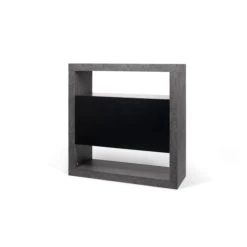 Symbiosis Buffet Effet Bois Béton Et Noir -Boutique Maisons du Monde buffet effet bois beton et noir 2