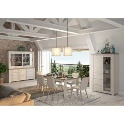 Alternative view of GAMI Buffet Effet Bois Blanc 200x88x50