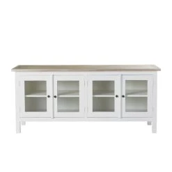 BOIS DESSUS BOIS DESSOUS Buffet En Acajou Et Teck Massif 180 Cm