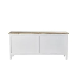 BOIS DESSUS BOIS DESSOUS Buffet En Acajou Et Teck Massif 180 Cm -Boutique Maisons du Monde buffet en acajou et teck massif 180 cm 4