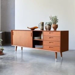 Tikamoon Buffet En Acajou Massif 200 Cm -Boutique Maisons du Monde buffet en acajou massif 200 cm 4