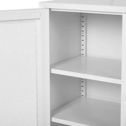 Beliani Buffet En Acier Blanc 11 Beliani Buffet En Acier Blanc -Boutique Maisons du Monde buffet en acier blanc 5