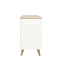 Tenzo Buffet En Bois 1 Porte 3 Tiroirs L109cm Blanc 9 Tenzo Buffet En Bois 1 Porte 3 Tiroirs L109cm Blanc -Boutique Maisons du Monde buffet en bois 1 porte 3 tiroirs l109cm blanc 3