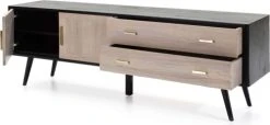 Thai Natura Buffet En Bois 2 Portes 2 Tiroirs Noir Et Bois Clair Cérusé 9 Thai Natura Buffet En Bois 2 Portes 2 Tiroirs Noir Et Bois Clair Cérusé -Boutique Maisons du Monde buffet en bois 2 portes 2 tiroirs noir et bois clair ceruse 3