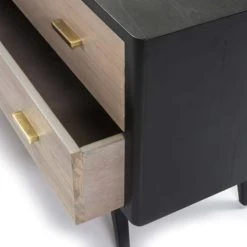 Thai Natura Buffet En Bois 2 Portes 2 Tiroirs Noir Et Bois Clair Cérusé 10 Thai Natura Buffet En Bois 2 Portes 2 Tiroirs Noir Et Bois Clair Cérusé -Boutique Maisons du Monde buffet en bois 2 portes 2 tiroirs noir et bois clair ceruse 4