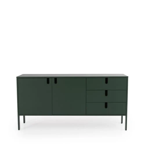Tenzo Buffet En Bois 2 Portes 3 Tiroirs L171cm Vert Kaki 1 Tenzo Buffet En Bois 2 Portes 3 Tiroirs L171cm Vert Kaki
