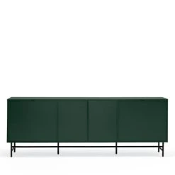 TEULAT Buffet En Bois 2 Portes 8 Tiroirs L212cm Vert Forêt -Boutique Maisons du Monde buffet en bois 2 portes 8 tiroirs l212cm vert foret 5