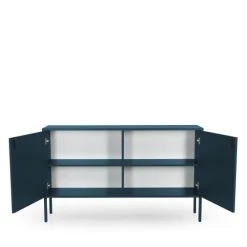 Tenzo Buffet En Bois 2 Portes L148cm Bleu Canard 9 Tenzo Buffet En Bois 2 Portes L148cm Bleu Canard -Boutique Maisons du Monde buffet en bois 2 portes l148cm bleu canard 3