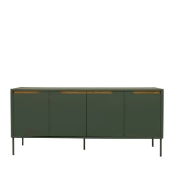 Tenzo Buffet En Bois 4 Portes L173cm Blanc 5 Tenzo Buffet En Bois 4 Portes L173cm Blanc – Image 5