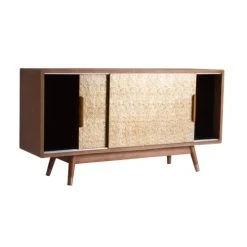 Lastdeco Buffet En Bois Brun Et Or 145x40x74 -Boutique Maisons du Monde buffet en bois brun et or 145x40x74 3