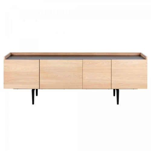 Meubles & Design Buffet En Bois Clair 200cm 4 Portes 1 Meubles & Design Buffet En Bois Clair 200cm 4 Portes