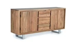 GINER Y COLOMER Buffet En Bois D'acacia Et Métal -Boutique Maisons du Monde buffet en bois d acacia et metal 2