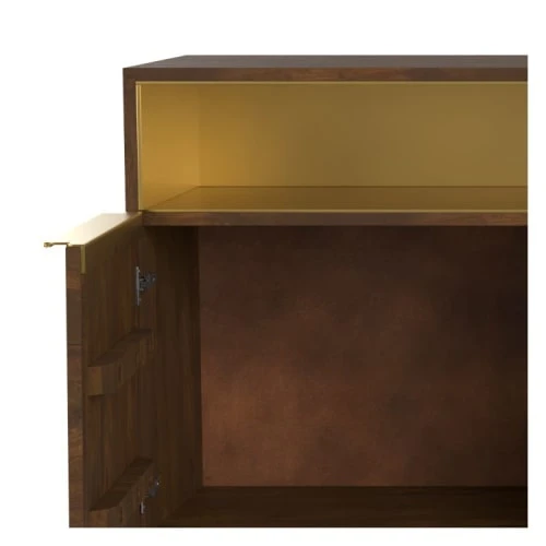 Rendez Vous Déco Buffet En Bois De Manguier 2 Portes 2 Tiroirs 3 Rendez Vous Déco Buffet En Bois De Manguier 2 Portes 2 Tiroirs – Image 3