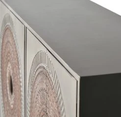 GINER Y COLOMER Buffet En Bois De Manguier Et Pieds En Métal Gris Et Marron -Boutique Maisons du Monde buffet en bois de manguier et pieds en metal gris et marron 3