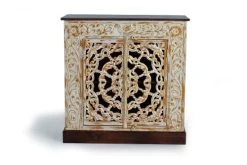 GINER Y COLOMER Buffet En Bois De Manguier Sculptée à La Main -Boutique Maisons du Monde buffet en bois de manguier sculptee a la main 4