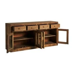 Lastdeco Buffet En Bois De Marron 160x42x76 -Boutique Maisons du Monde buffet en bois de marron 160x42x76 2