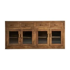 Lastdeco Buffet En Bois De Marron 160x42x76