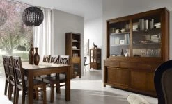 Alternative view of MOYCOR Buffet En Bois De Mindi Beige 3 Tiroirs L180