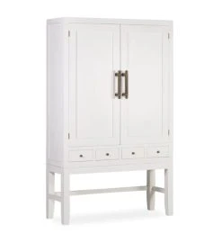 MOYCOR Buffet En Bois De Mindi Blanc L110