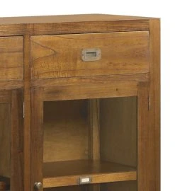 Alternative view of MOYCOR Buffet En Bois De Mindi Marron 6 Tiroirs L160