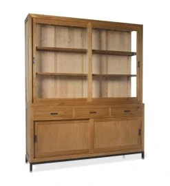 MOYCOR Buffet En Bois De Mindi Marron Et Pieds En Métal Noir L180 9 MOYCOR Buffet En Bois De Mindi Marron Et Pieds En Métal Noir L180 -Boutique Maisons du Monde buffet en bois de mindi marron et pieds en metal noir l180 3