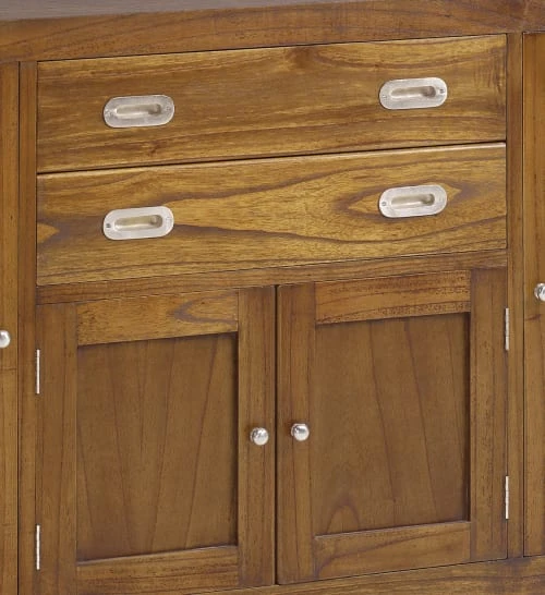 MOYCOR Buffet En Bois De Mindi Marron L150 3 MOYCOR Buffet En Bois De Mindi Marron L150 – Image 3