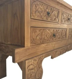 MOYCOR Buffet En Bois De Teck Marron L200 10 MOYCOR Buffet En Bois De Teck Marron L200 -Boutique Maisons du Monde buffet en bois de teck marron l200 4