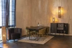 Alternative view of Dutchbone Buffet En Bois Et Acier Noir L 180