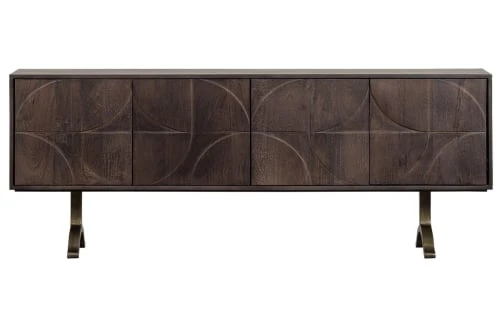 BePureHome Buffet En Bois Marron L180 1 BePureHome Buffet En Bois Marron L180