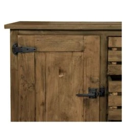 Rendez Vous Déco Buffet En Bois Recyclé 2 Portes Et 3 Tiroirs -Boutique Maisons du Monde buffet en bois recycle 2 portes et 3 tiroirs 4