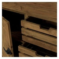 Rendez Vous Déco Buffet En Bois Recyclé 2 Portes Et 3 Tiroirs -Boutique Maisons du Monde buffet en bois recycle 2 portes et 3 tiroirs 5